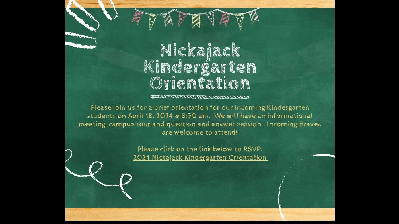 NES Kindergarten Orientation Flyer